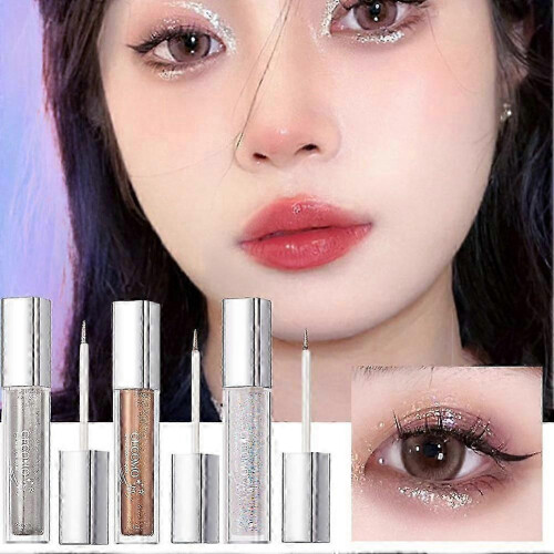 Pearlescent Liquid Eyeshadow for Brightening and Highlighting, Flash Explosion Effect for UK Makeup Looks 2