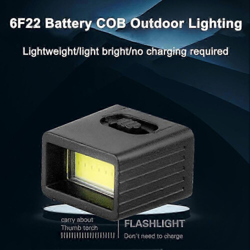 9V Battery Mini LED Flashlight Keychain Light for Portable Emergency Illumination 1