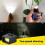 9V Battery Mini LED Flashlight Keychain Light for Portable Emergency Illumination 3