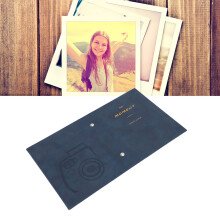 2x3 Photo Album 3in 64 Pockets Velvet Dark Blue