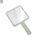 (Green) Square Mirror with Handle Beauty Make Up Use Accessories Hand Mirror Vanity 1