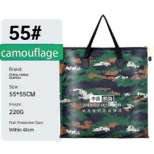 (Camouflage, 54.5cm) Portable Multifunctional Fishing Bag with 90kg Capacity for Outdoor Angling and Tackle Storage