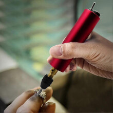 (Copper Collet) Modern Easy Unique For Superior Portable Lover Pen Mini Grinder Electric DIY Carving to Grinding Use Engraving