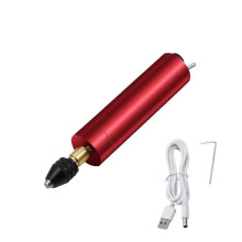 (Black Collet) Modern Easy Unique For Superior Portable Lover Pen Mini Grinder Electric DIY Carving to Grinding Use Engraving
