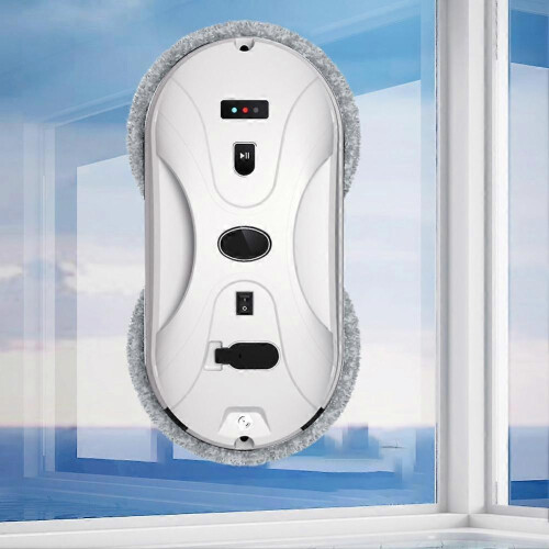 (EU plug, Heart) Electric Remote Control Window Cleaner 3 Modes Window Cleaner 1