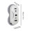 (EU plug, Heart) Electric Remote Control Window Cleaner 3 Modes Window Cleaner 5