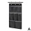 (Style3,Black)Mesh Shower Caddy, 8 Pockets Hanging Shower Organizer with Quick Drying Mesh 2