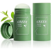 Green face mask - 2 pieces - Reduces blackheads - Moisturizes skin