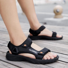 Men's Sandals - REMYCOO - Black - Summer - Comfortable - Casual