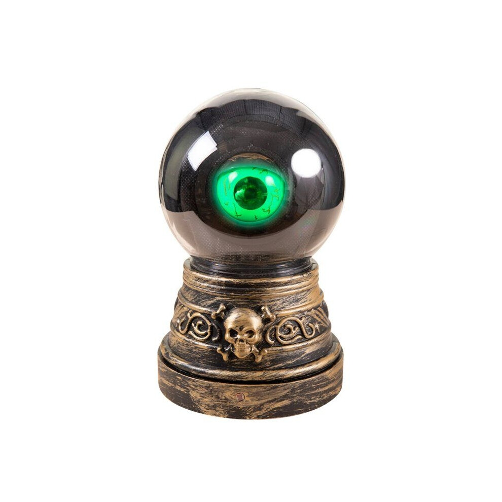 Aihontai Light Halloween Automaton - Little Clown - Crystal Ball Eye - Sound, Animated - 20 Cm