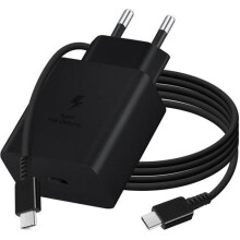 Originele Samsung 45W wandlader met USB-C-kabel, supersnel opladen, zwart