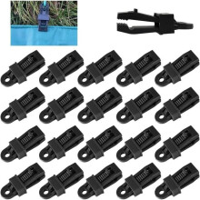 Tarpaulin Fixing Clips - Unspecified - 20 Pcs - Hard Plastic - Weather Resistant - Easy to Use