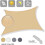 Cream rectangular shade sail 3x4m - 95% UV protection - Netboat 2
