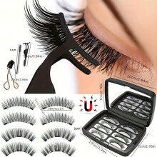 Quantum Magnetic Thick Magnetic False Eyelash Set
