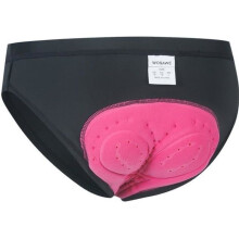 Pantaloncini da ciclismo da donna con bretelle per mountain bike - Neri - Imbottitura in gel 3D rinforzata - Cuciture stereo 3D