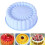 8-inch round non-stick silicone cake pan for baking 1