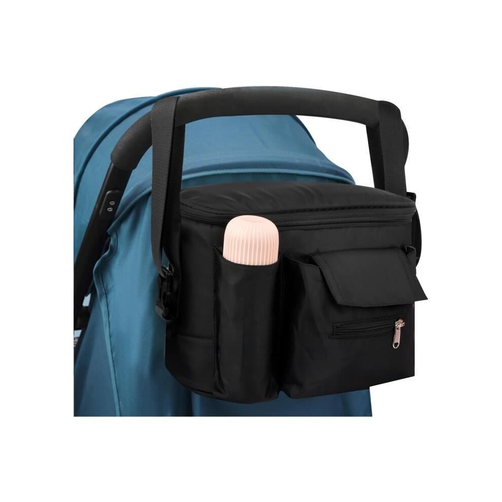 Stroller Storage Bag, Universal Stroller Organizer, Stroller Organizer Bag, Stroller Diaper Bag, Large Capacity Aihontai
