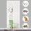 Mosquito net - Molibai - 90 x 210 cm - Magnetic - White - Drill-free installation 1