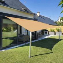 Cream rectangular shade sail 3x4m - 95% UV protection - Netboat