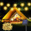 String lights - LECOO - 100 Warm White LEDs - 12.1m - 8 Modes - IP65 Waterproof 1