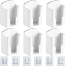 Storage Box - Not Specified - 6 Pcs - Self-Adhesive - Wall Mounted - White