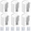 Storage Box - Not Specified - 6 Pcs - Self-Adhesive - Wall Mounted - White 1