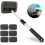 Car Cleaning Brush, Windshield Cleaning Brush with Telescopic Handle and 6 Microfiber Pads, Extendable Brush 1