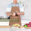(Brown) Chef Apron, Adjustable Cross Back Canvas Apron,waterdrop Resistant Multipurpose 5