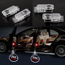stuks LED auto welkomstverlichting LED auto projector laser logo spirit licht schaduw voor Audi logo krachtig