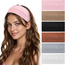 Wide headbands for women - Trendy - Non-slip - Stretchy - Soft - Available in 6 colors