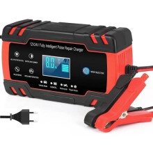 Acculader - HUAFIY - 12/24V - 8A - 150AH - Slim en touchscreen