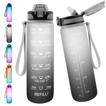 Water bottle - 1 Litre - Tritan plastic - BPA-free - Unisex