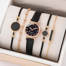 Girl's/Teen's Watch Gift Set - ORGANGONFAND - Quartz Watch - Bracelet - Pink