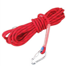 10M Safety Rope with Carabiners for Outdoor Climbing - WINOMO - Red - Polyester - Multisport