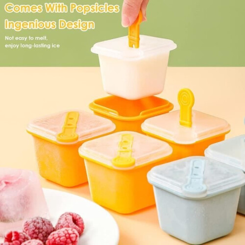 Ice cube tray - Not specified - Pack of 6 - BPA-free silicone - Stackable - Resistant to -30C 1