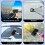 Car Cleaning Brush, Windshield Cleaning Brush with Telescopic Handle and 6 Microfiber Pads, Extendable Brush 4