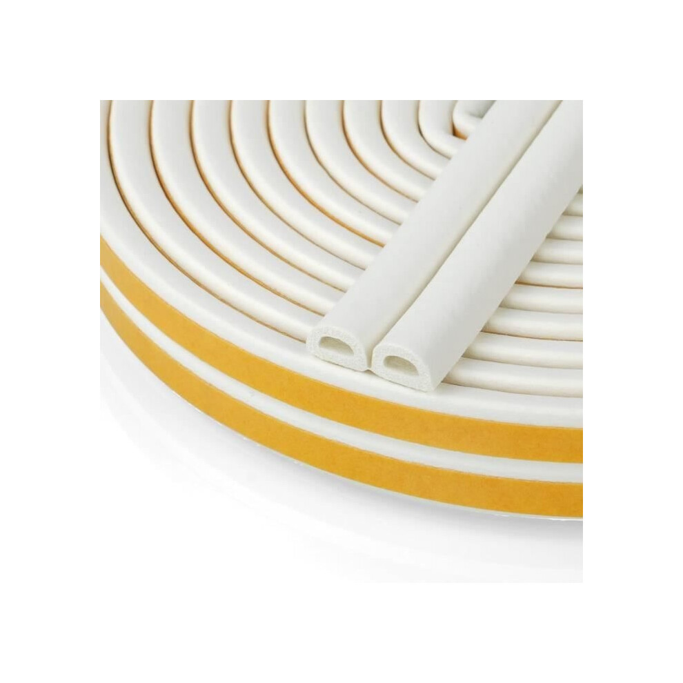 D-Profile Seal Strip, Door Seal, Window Seal, Insulation With Strong Adhesion, Noise Insulation, Anti-Collision 9301941275627