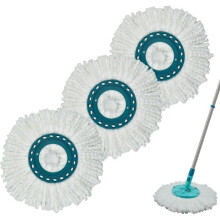 3 Pcs Replacement Mop Heads, Compatible with Leifheit Clean Twist Mop, Replacement Mop Heads for Mop Set