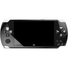 PSP X6 Portable Game Console - Black - 8GB Built-in Games - 4.3-inch Screen - 5.1 Stereo Surround Sound
