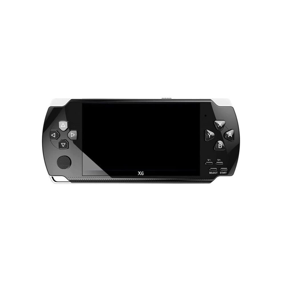 Psp X6 Portable Game Console - 8Gb Built-In Games - 4.3-Inch Screen - 5.1 Stereo Surround Sound Black 9301941275788