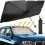 Foldable car windshield sunshade umbrella windscreen sun protection with storage bag 1