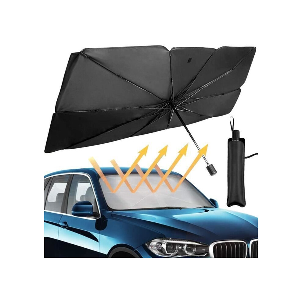 Foldable Car Windshield Sunshade Umbrella Windscreen Sun Protection With Storage Bag Light Aihontai