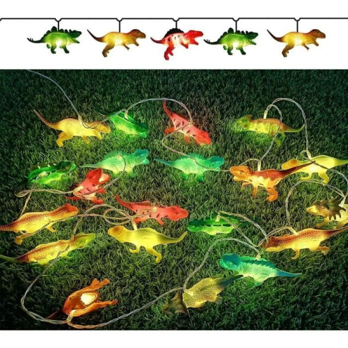 String Lights - LECOO - 3M - 20 LED Dinosaurs - 8 Modes - Indoor Decoration 2