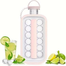 Eiswürfelform – Innovativ – 2-in-1-Eisbehälter – BPA-freies Silikon – Kompakt – Tragbar