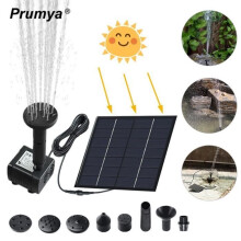 Prumya Solar Water Pump, Solar Fountain, No Plants, Battery or Electricity Required, for Pond/Pool/Garden Decoration