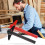 (Black)Angle Finder Protractor T-shaped Rotary Angle Ruler Hole Ruler Woodworking 3