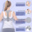 Adjustable Posture Corrector, Spine and Posture Straightening, Women's Back Support Belt 2