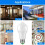 Motion Sensor Bulb, Zanflare 12W E27 LED Bulb with PIR Infrared Sensor, Auto On/Off (2 PACK) 3