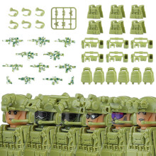 (M105)City SWAT Ghost Commando Figures Special Forces Figures Building Blocks UN Army Soldier Police Military Weapone Bricks Toys