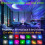 Astronaut LED Projector Night Light - Starry Sky Galaxy Nebula - KINGCENTON - Bluetooth Speaker - Remote Control - White 4